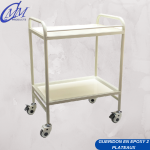 GUERIDON EN EPOXY 2 PLATEAUX