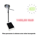 PESE PERSONNE A COLONNE AVEC TOISE INCORPORÉE