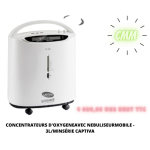 CONCENTRATEUR D'OXYGÈNE AVEC NÉBULISEUR-MOBILE 3L