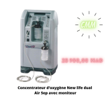 CONCENTRATEUR D'OXYGÈNE NEW LIFE DUAL AIR SEP AVEC MONITEUR