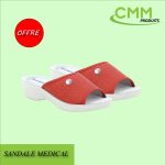 SANDALE MÉDICAL ROUGE